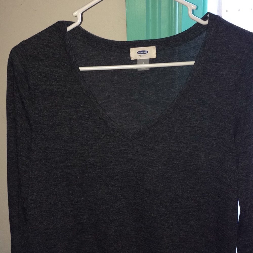 Dark grey top